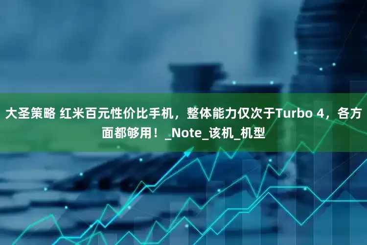 大圣策略 红米百元性价比手机，整体能力仅次于Turbo 4，各方面都够用！_Note_该机_机型